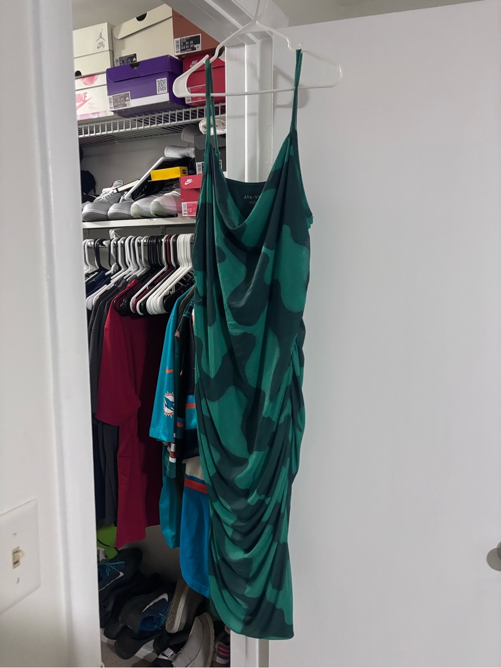 Green  Slip Dress